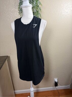 GymShark Tank Top Men Black Size Medium